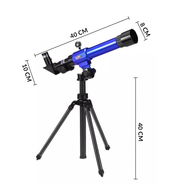 Telescopio Pro Para Niños 3 Aumentos Azul