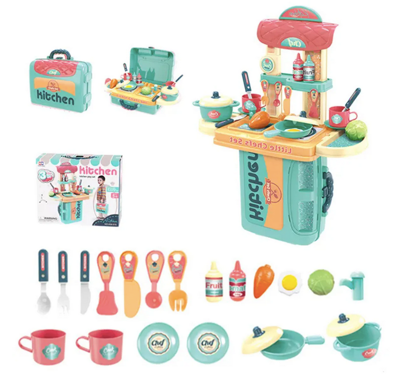 Maletin Cocina de Juguete Little Chef