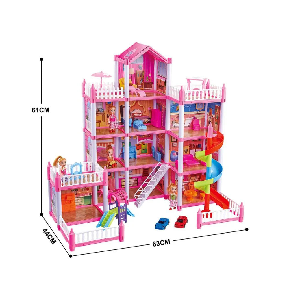 Casa de Muñecas y Accesorios 256 piezas